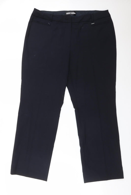 Gerry Weber Womens Blue   Trousers  Size 18 L28 in