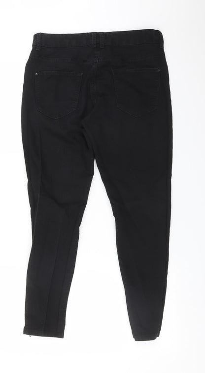 M&S Womens Black   Jegging Jeans Size 12 L26 in