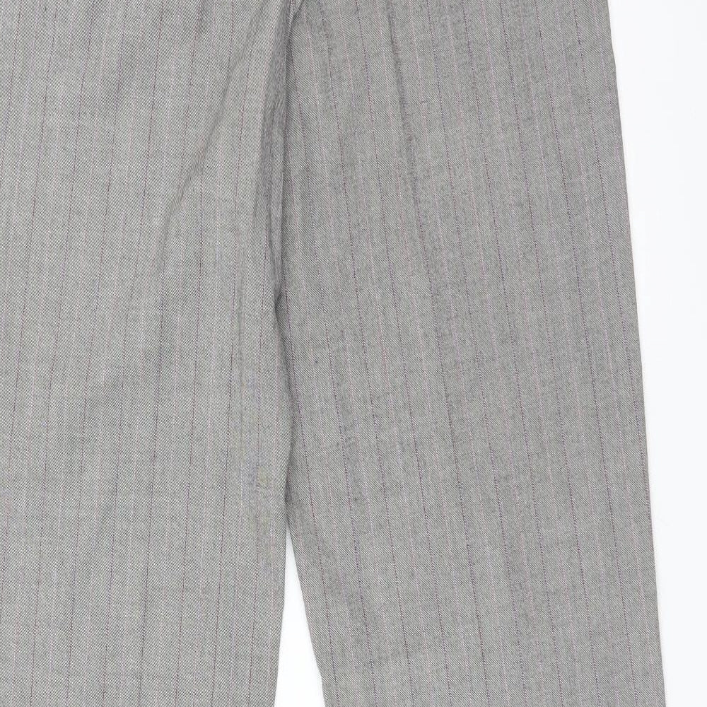 Womens UK Size 10 M&S Regular Fit Dress Pants Multicoloured Trousers