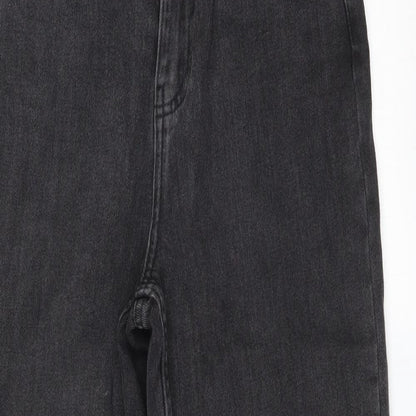 DENIM CO Womens Black   Mom Jeans Size 8 L28 in