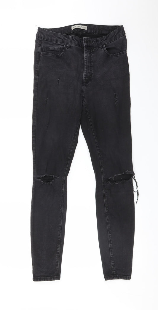 DENIM CO Womens Black   Skinny Jeans Size 10 L29 in