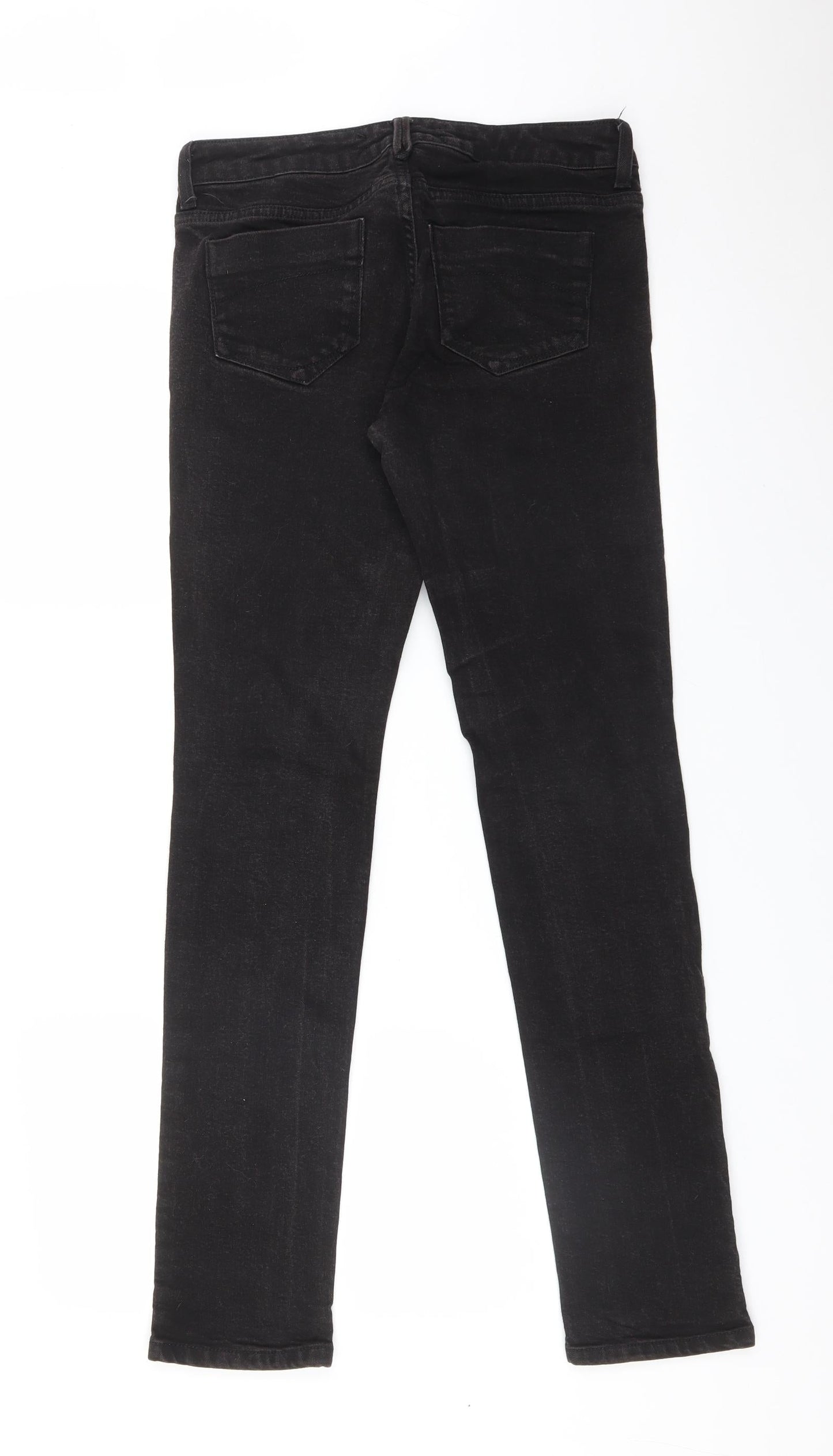 Topshop Womens Black   Skinny Jeans Size 28 L32 in