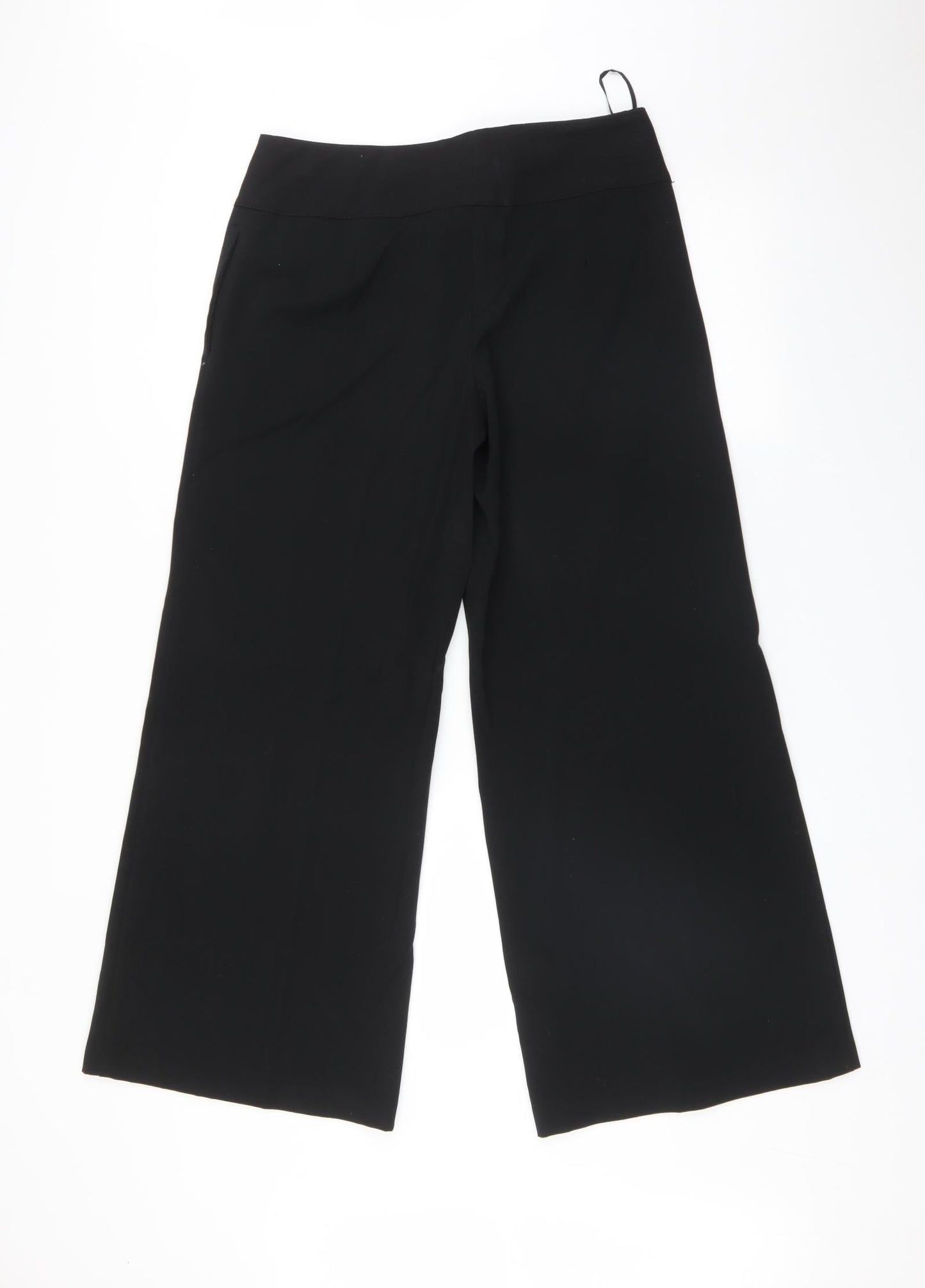 Womens UK Size 12 NEXT Regular Fit Dress Pants Black Trousers