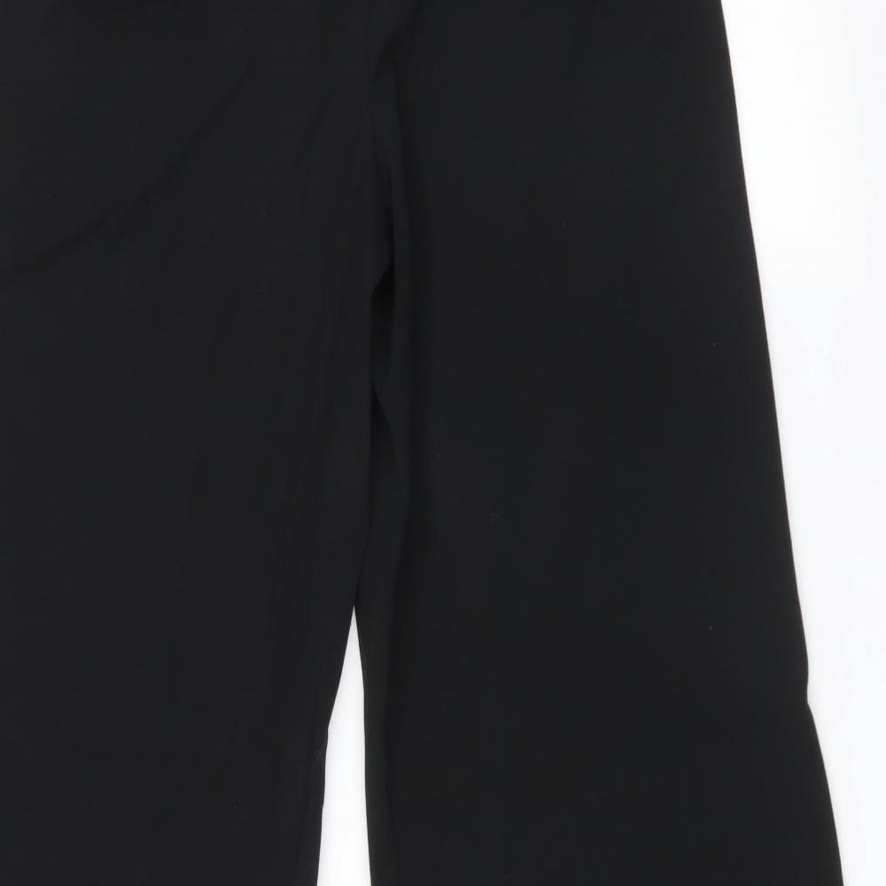 Womens UK Size 12 NEXT Regular Fit Dress Pants Black Trousers