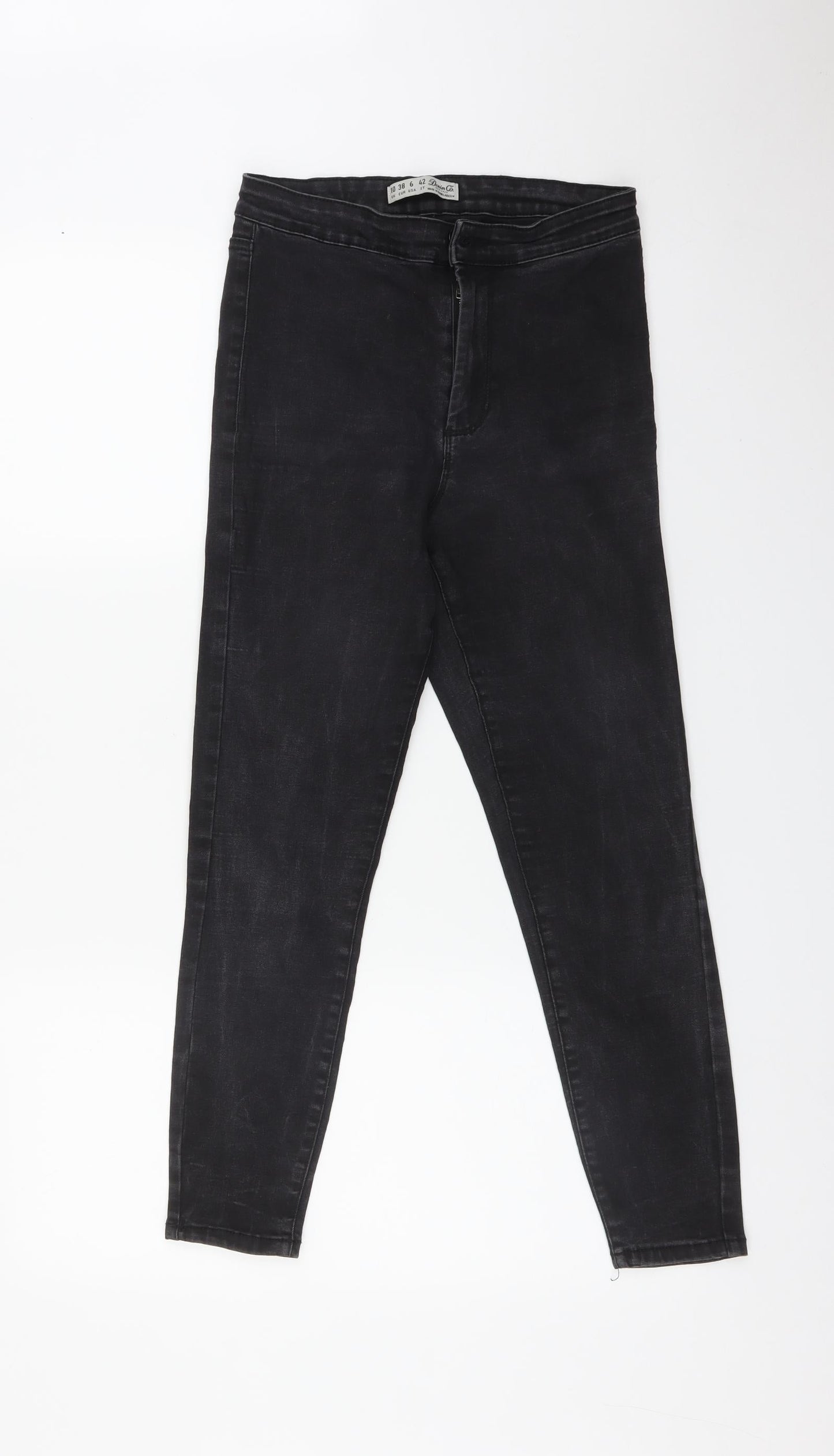 DENIM CO Womens Black   Skinny Jeans Size 10 L25 in