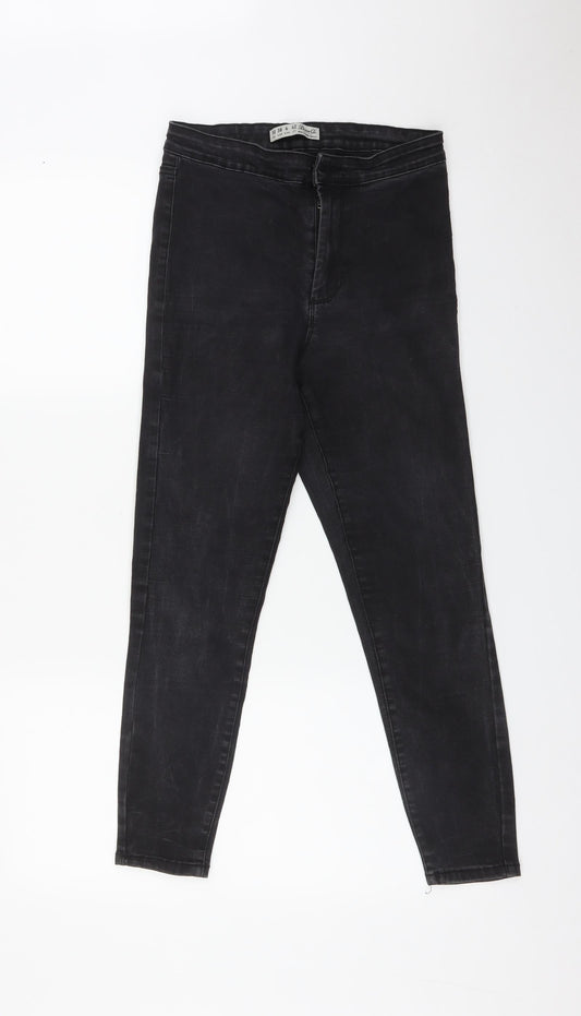DENIM CO Womens Black   Skinny Jeans Size 10 L25 in