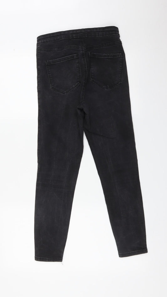 DENIM CO Womens Black   Skinny Jeans Size 10 L25 in