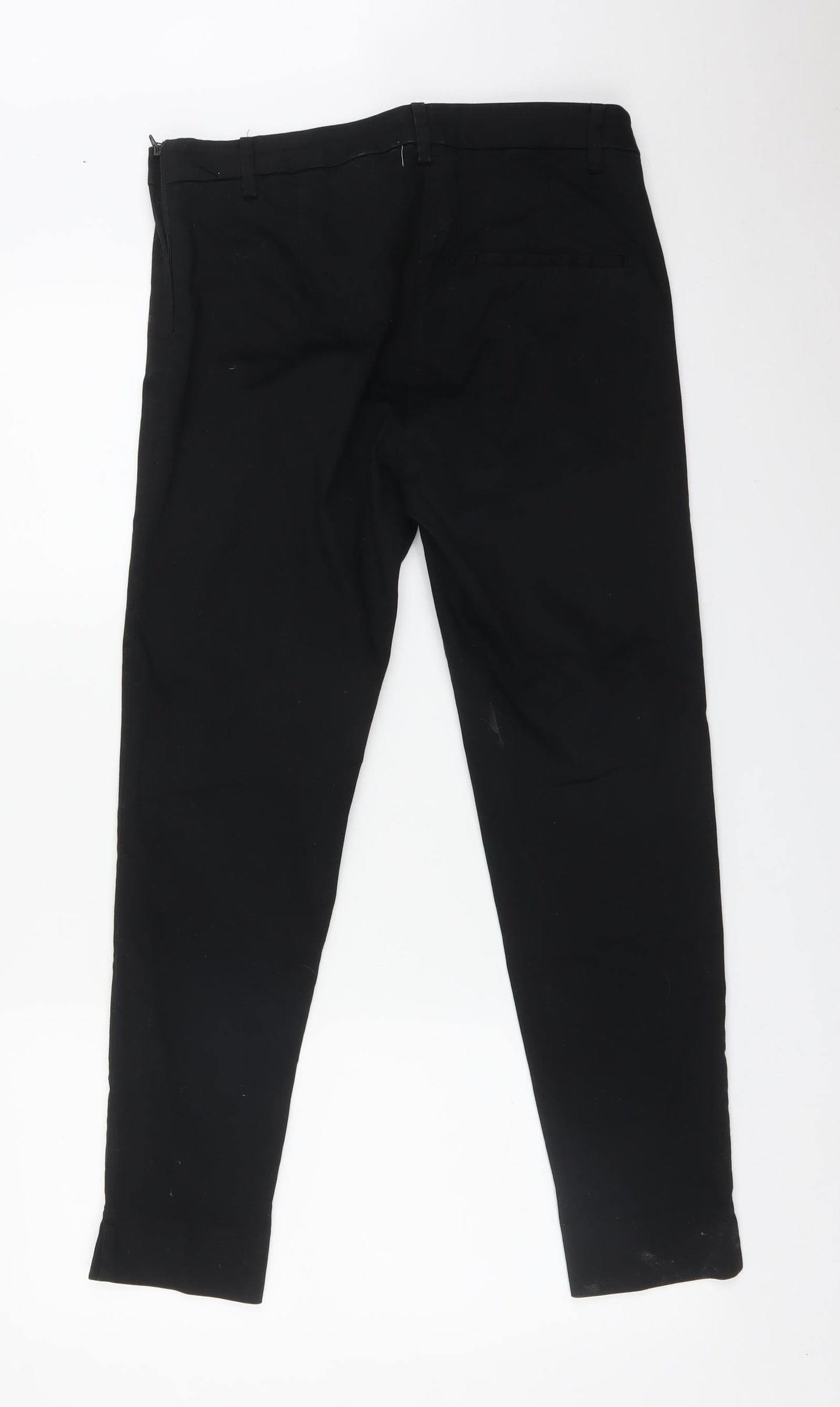 Womens UK Size 10 H&M Regular Fit  Black Trousers