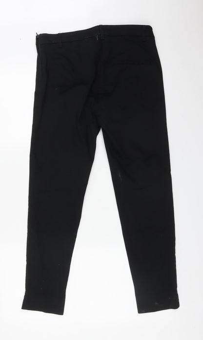 Womens UK Size 10 H&M Regular Fit  Black Trousers