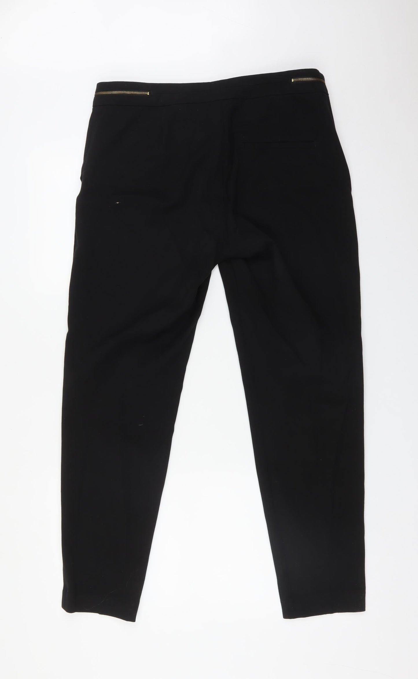 Womens UK Size 12 H&M Regular Fit  Black Trousers