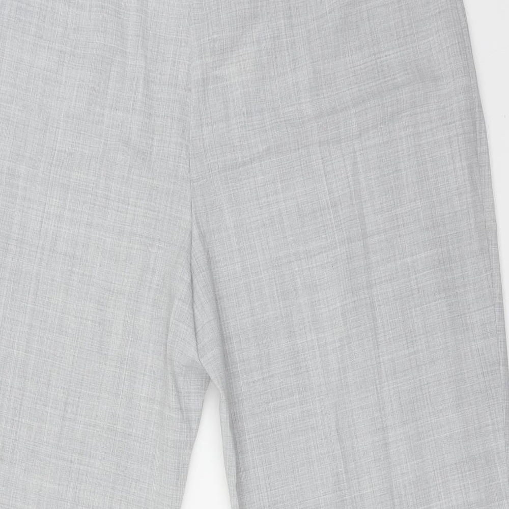 Womens UK Size 20 Preworn Regular Fit  Grey Trousers