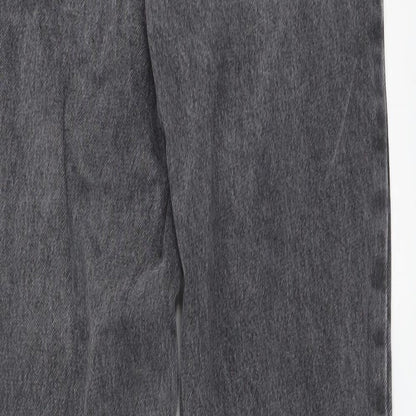 Topshop Womens Grey   Mom Jeans Size 26 L36 in