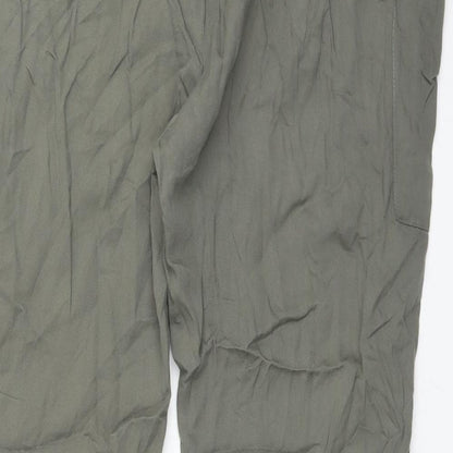 Womens UK Size 10 Papaya Regular Fit  Green Trousers