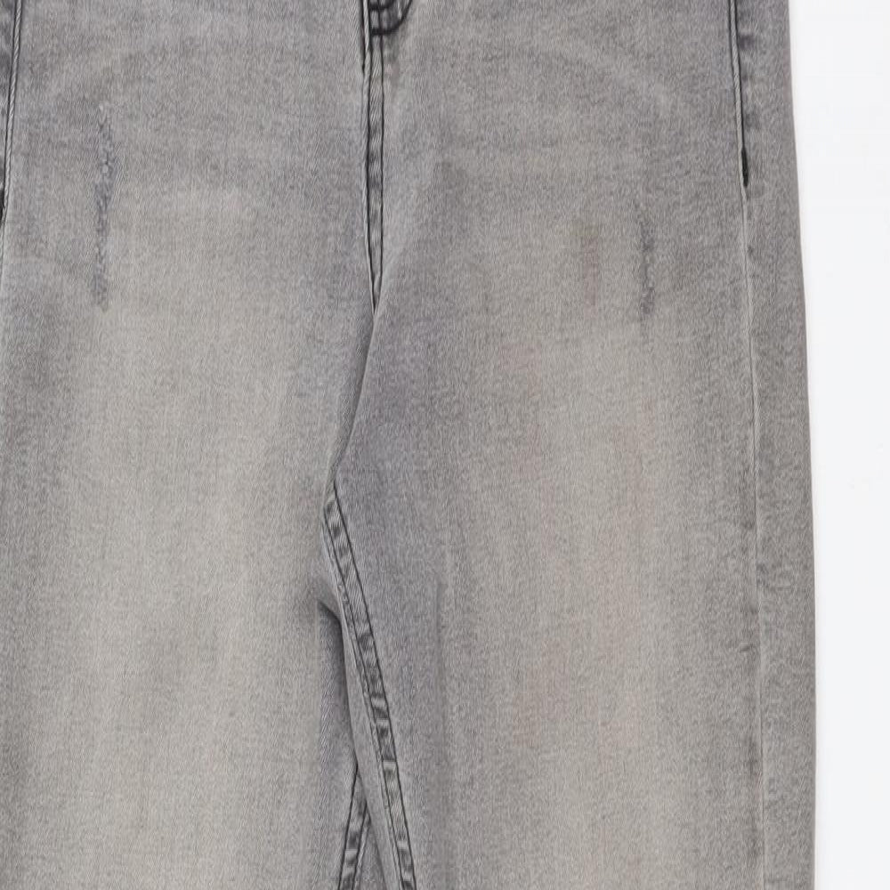 Topshop Womens Grey   Skinny Jeans Size 26 L32 in