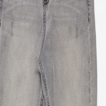 Topshop Womens Grey   Skinny Jeans Size 26 L32 in