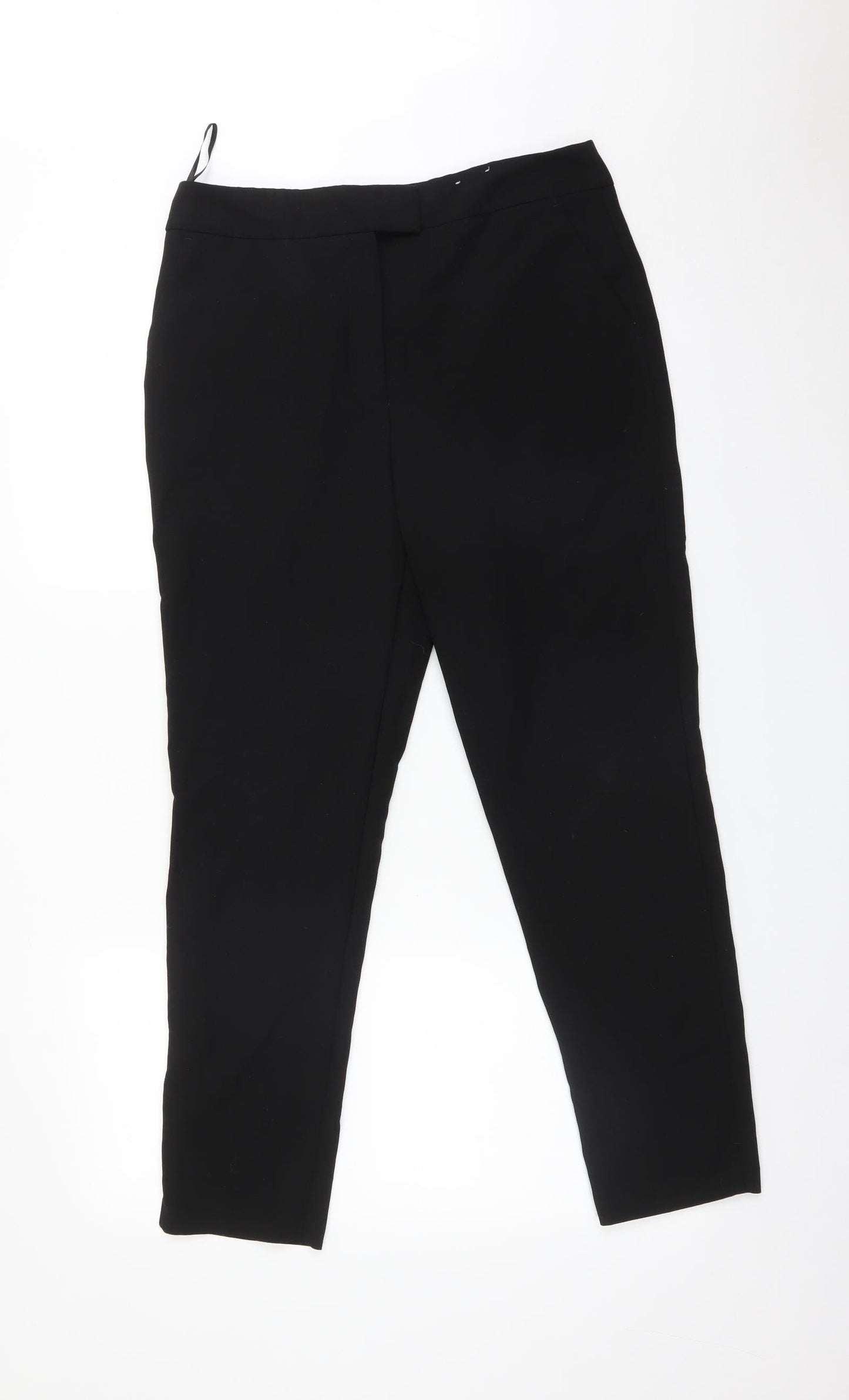 F&F Womens Black   Trousers  Size 10 L27 in