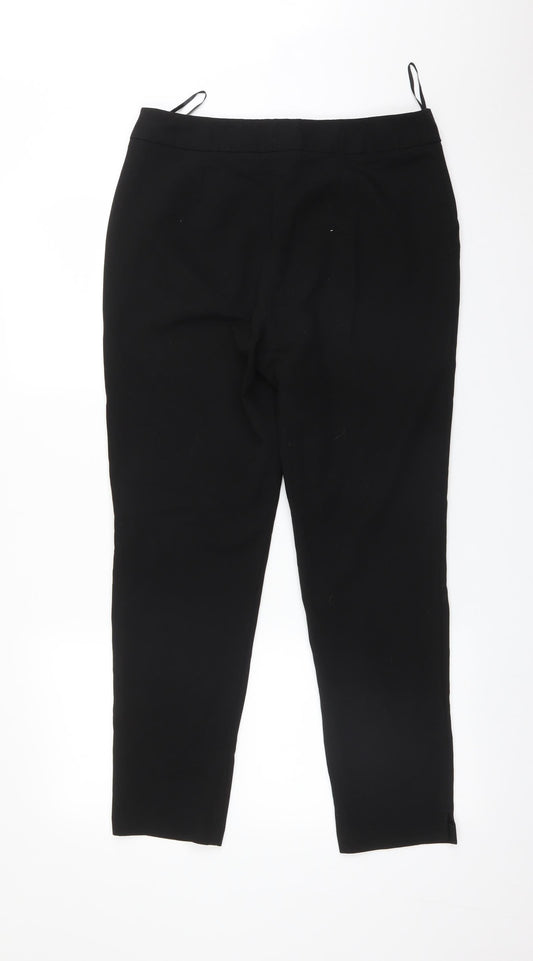 F&F Womens Black   Trousers  Size 10 L27 in