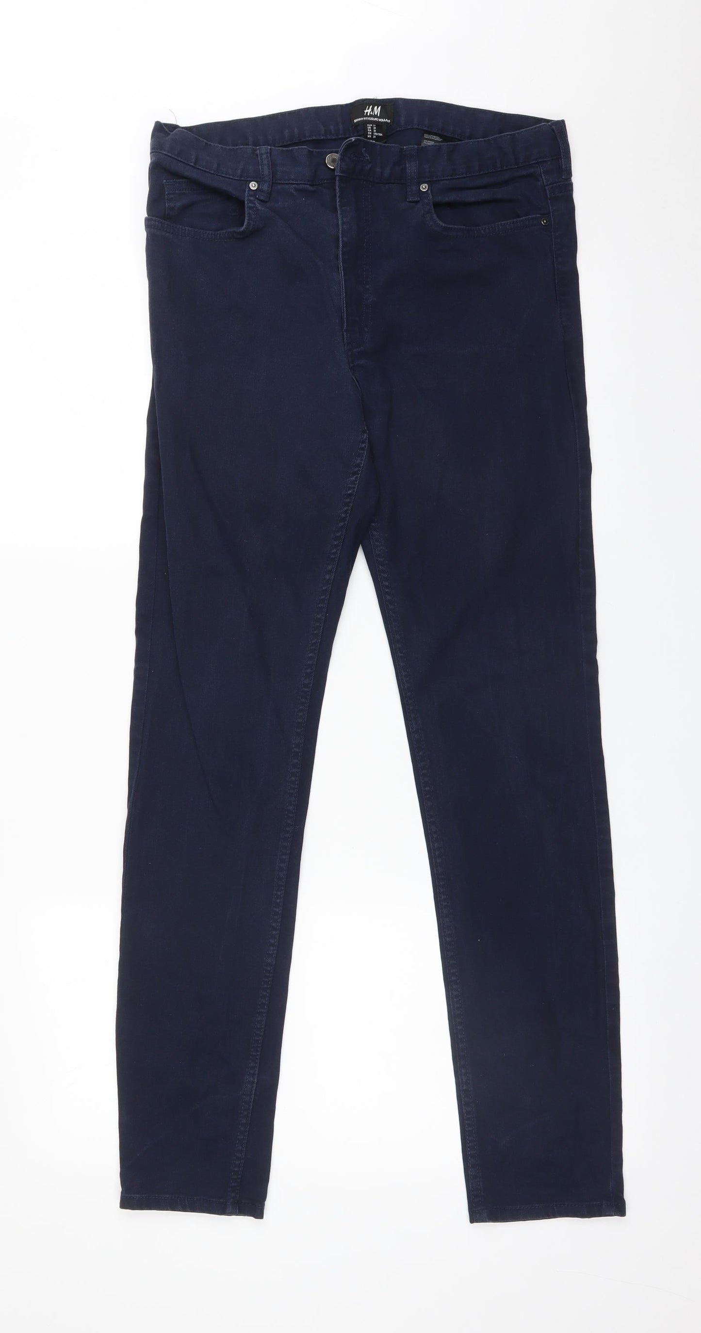 H&M Mens Blue   Skinny Jeans Size 31 L30 in