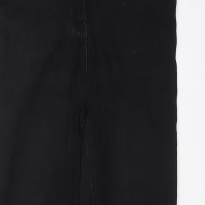 Womens UK Size 12 Papaya Regular Fit Jegging Black Jeans