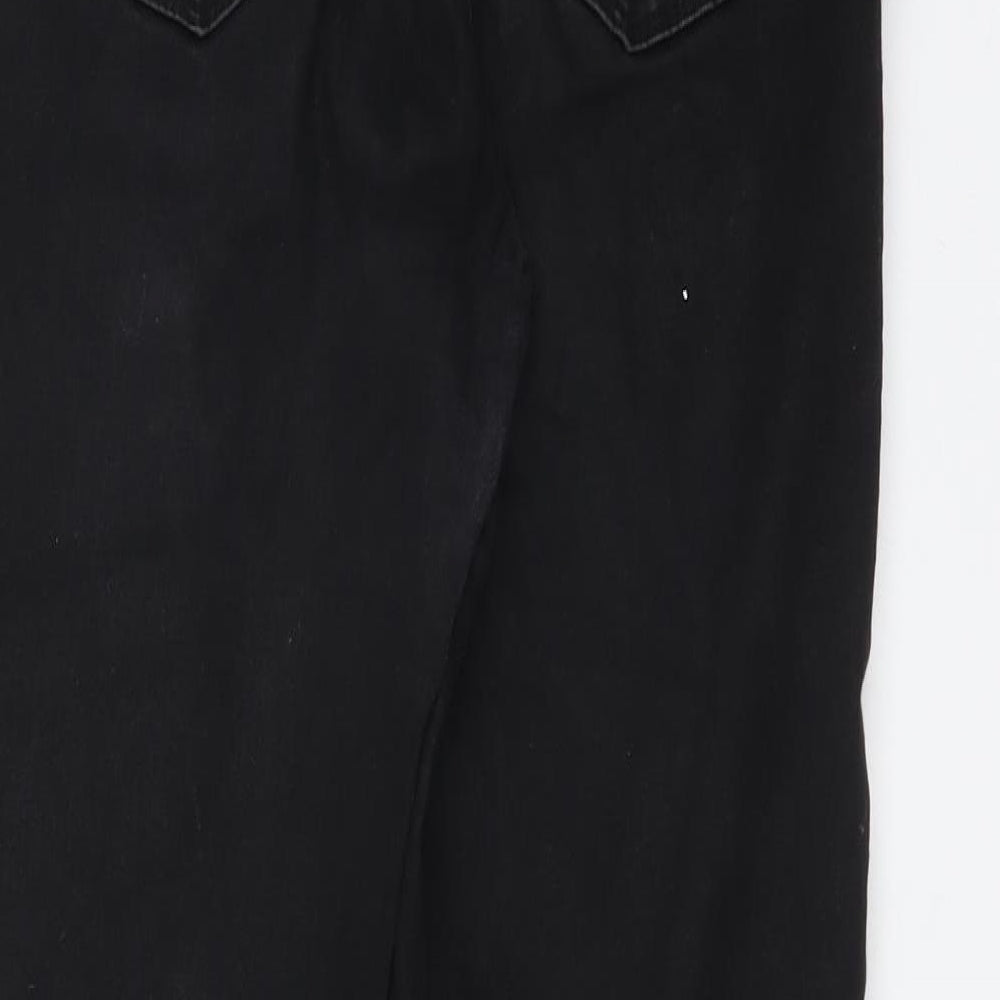 Womens UK Size 12 Papaya Regular Fit Jegging Black Jeans