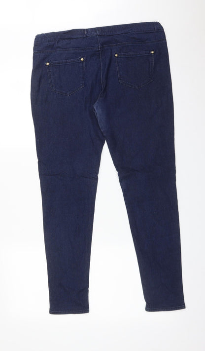 DENIM CO Womens Blue   Jegging Jeans Size 14 L28 in