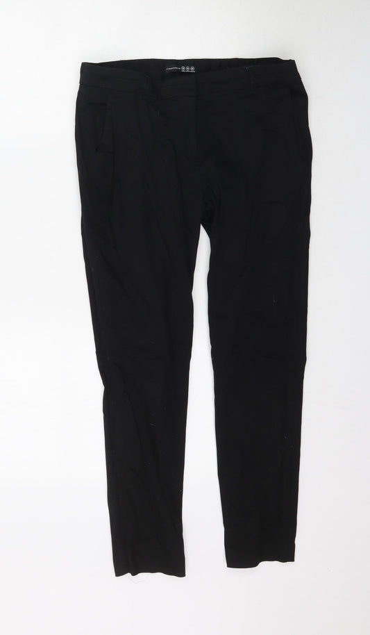 Womens UK Size 10 Atmosphere Regular Fit  Black Trousers