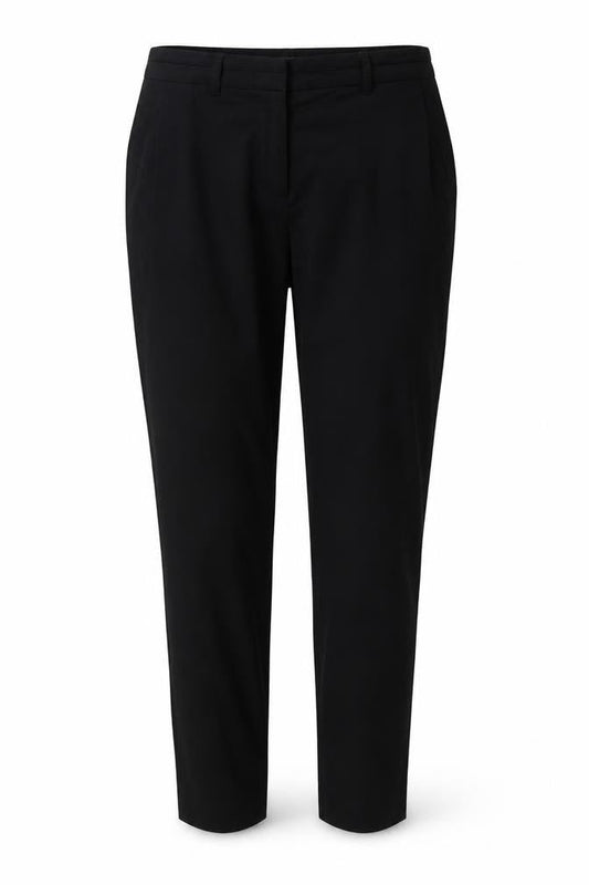 Front view of Atmosphere women’s black trousers, size UK 10, 26-inch leg