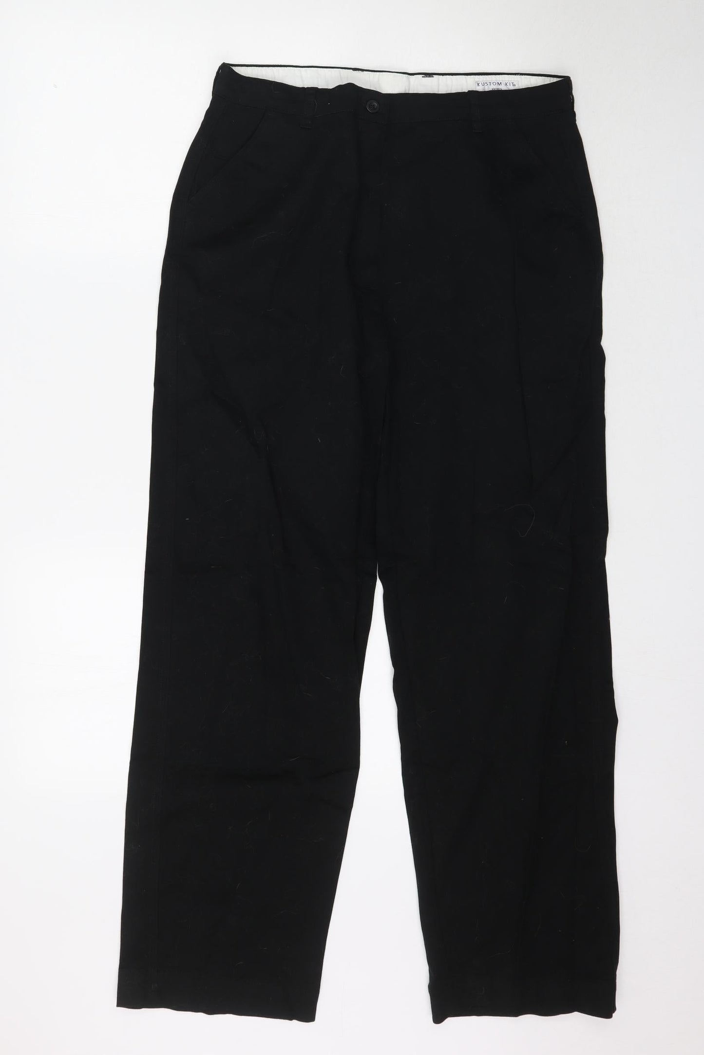 Kustom Kit Womens Black   Trousers  Size L L30 in