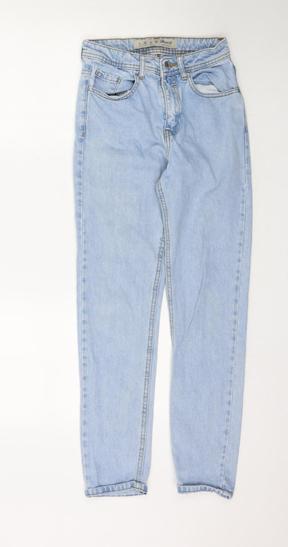 Denim Co. Womens Blue  Denim Skinny Jeans Size 4 L28 in