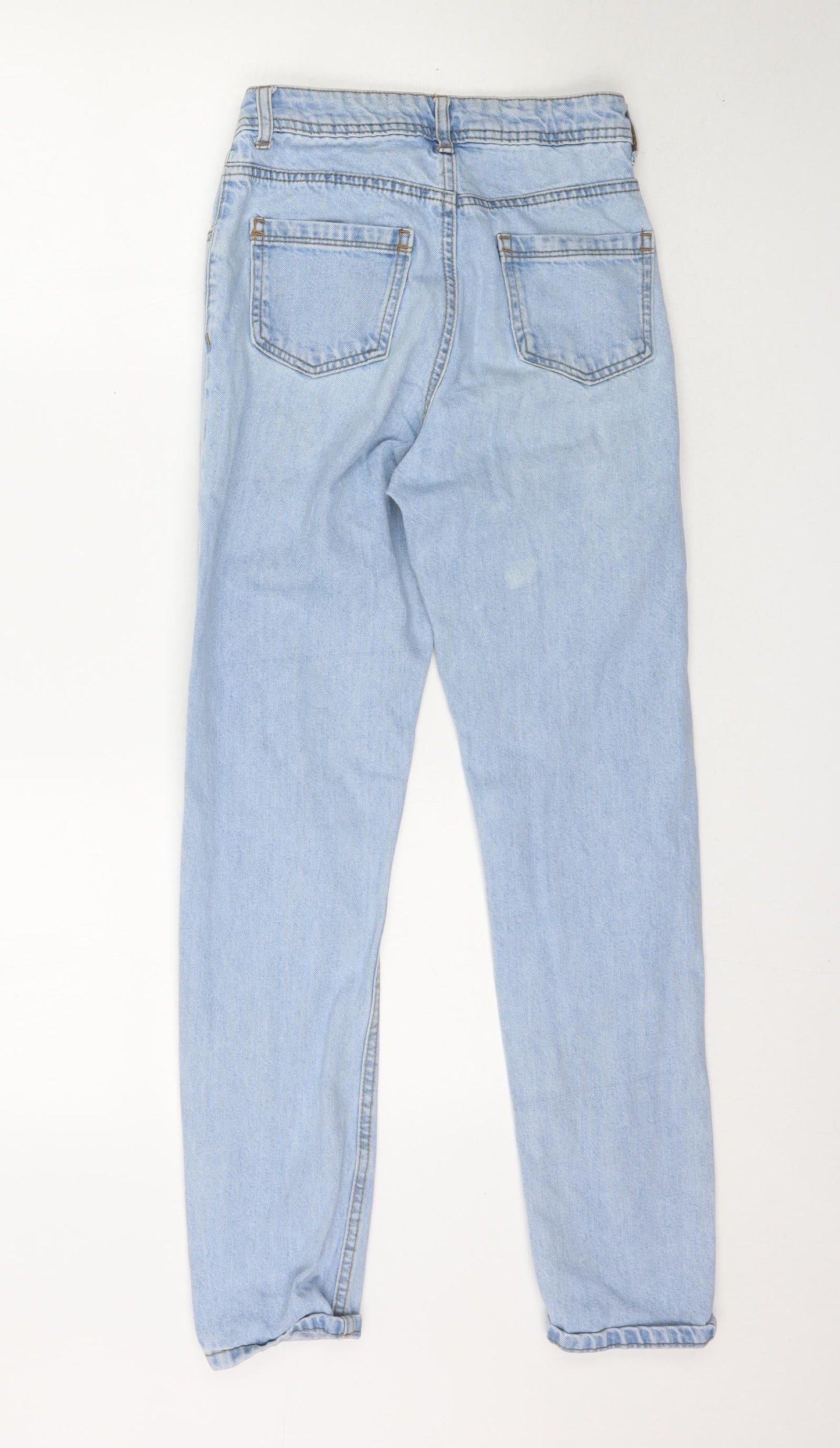 Denim Co. Womens Blue  Denim Skinny Jeans Size 4 L28 in