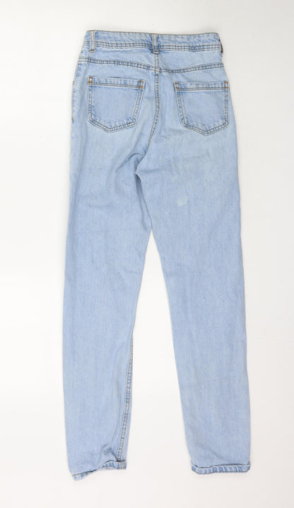 Denim Co. Womens Blue  Denim Skinny Jeans Size 4 L28 in