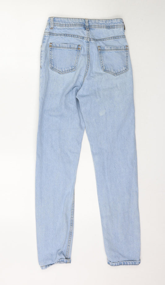 Denim Co. Womens Blue  Denim Skinny Jeans Size 4 L28 in