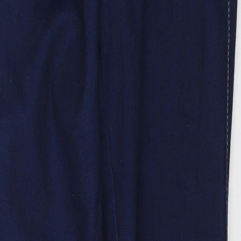 Denim Co. Womens Blue  Denim Jegging Jeans Size 4 L32 in