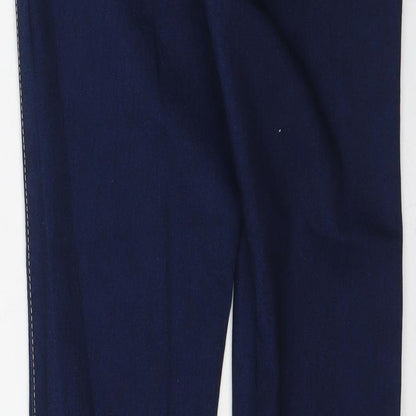Denim Co. Womens Blue  Denim Jegging Jeans Size 4 L32 in
