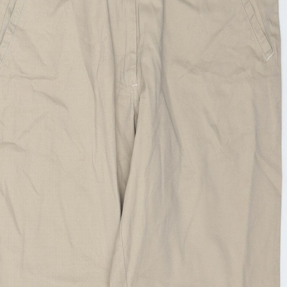 Womens UK Size 14 For Women Regular Fit  Beige Trousers