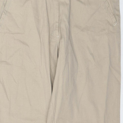 Womens UK Size 14 For Women Regular Fit  Beige Trousers