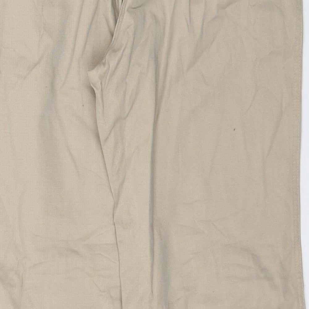 Womens UK Size 14 For Women Regular Fit  Beige Trousers