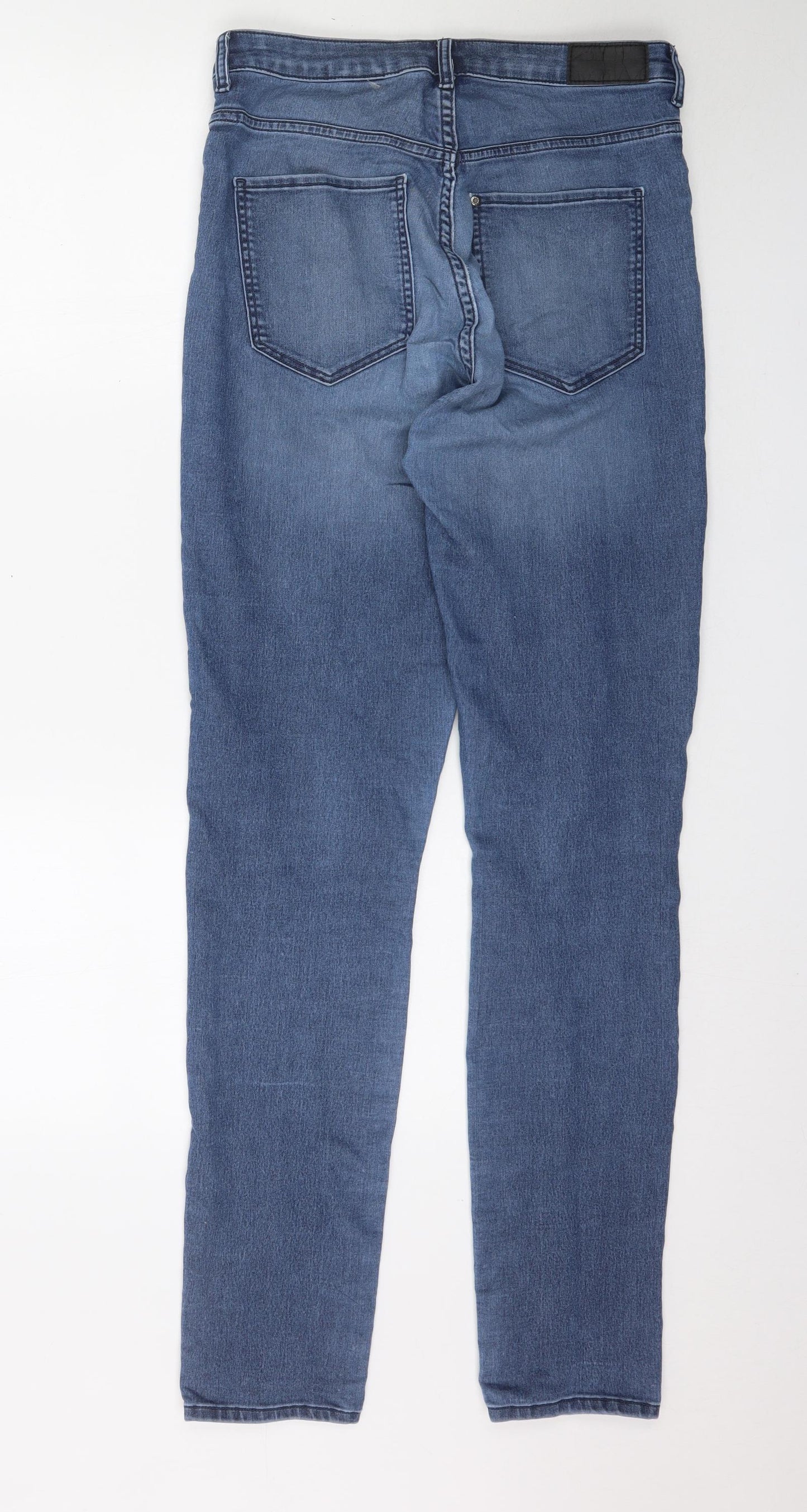 &Denim Womens Blue  Denim Skinny Jeans Size 31 L32 in