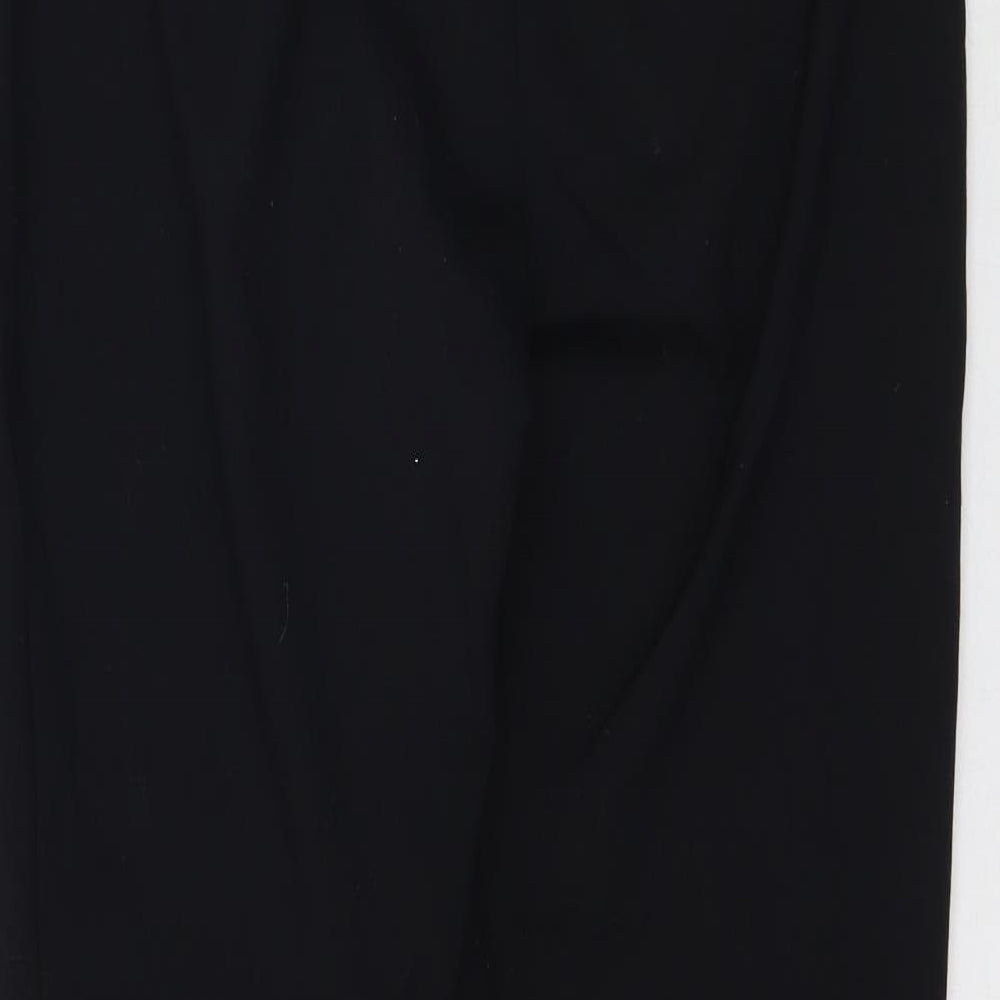 Womens UK Size 8 Papaya Regular Fit  Black Trousers