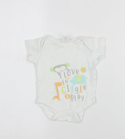 B&M Baby White   Leotard One-Piece Size 0-3 Months