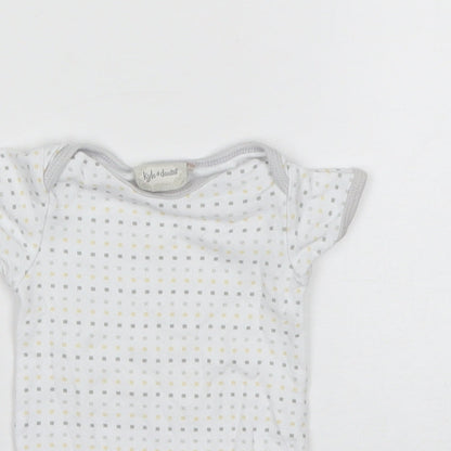 Kyle & Deena Boys White Polka Dot  Leotard One-Piece Size 3-6 Months
