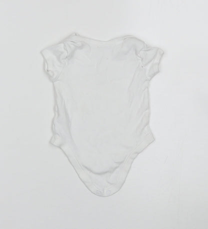 Matalan Girls White   Leotard One-Piece Size 3-6 Months