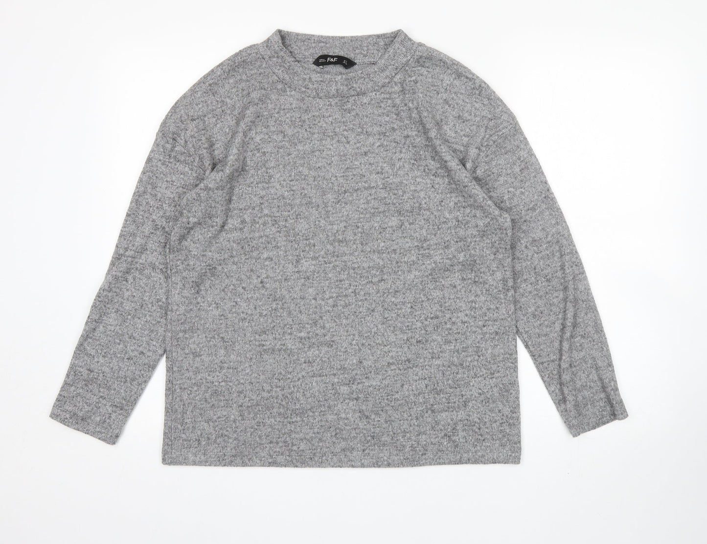 F&F Womens Grey   Pullover Jumper Size 6