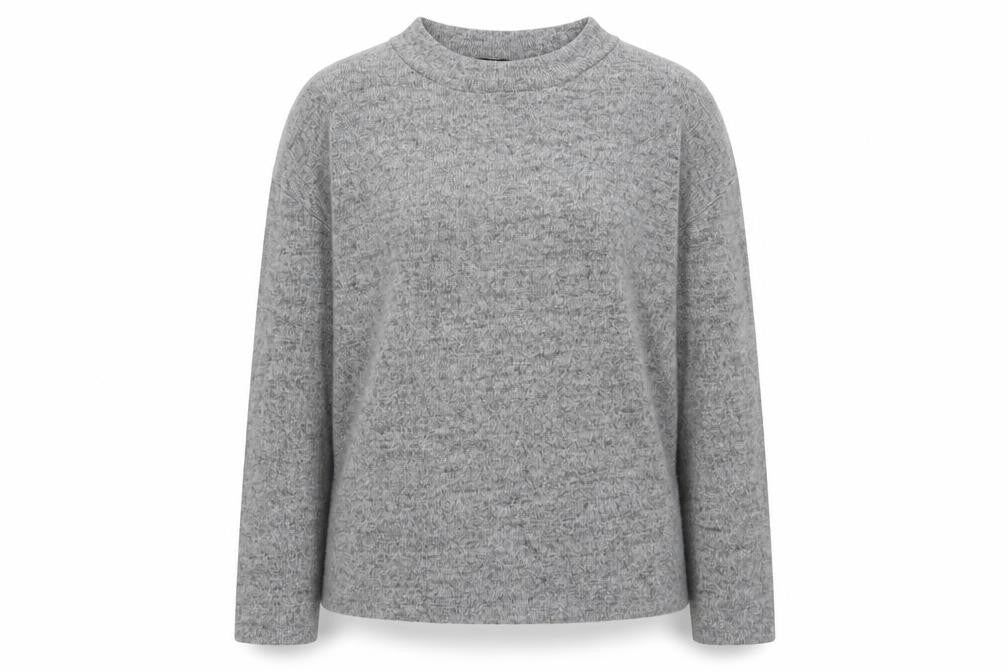 Womens UK Size 6 F&F Grey Pullover Jumper