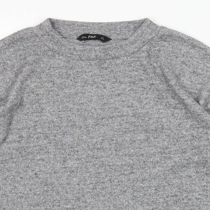 F&F Womens Grey   Pullover Jumper Size 6