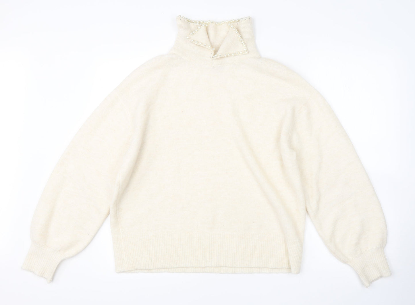 Preworn Womens White   Pullover Jumper
