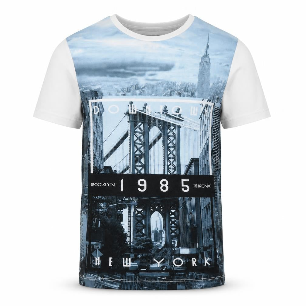 Front view of Preworn boys’ white basic t-shirt, size 9, years