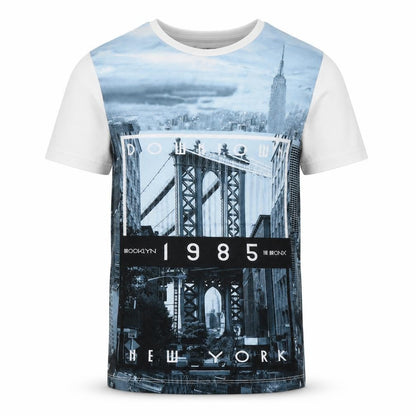 Front view of Preworn boys’ white basic t-shirt, size 9, years