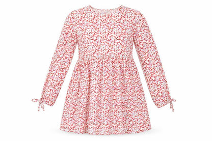 Front view of Wednesday's Girl women’s multicoloured floral a-line, size S