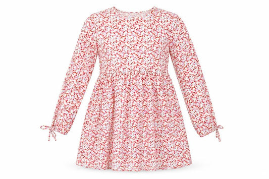 Front view of Wednesday's Girl women’s multicoloured floral a-line, size S